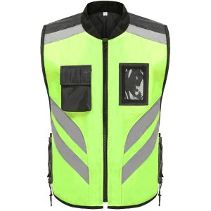 ZH024 | 100% polyester high-end multi pocket reflective safety vest