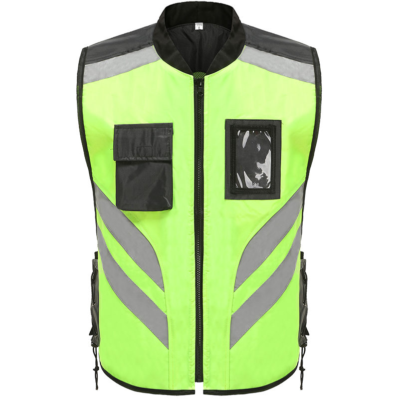 ZH024 | 100% polyester high-end multi pocket reflective safety vest