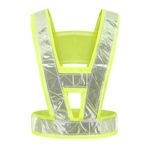 ZH | 100% polyester V-shaped reflective safety vest
