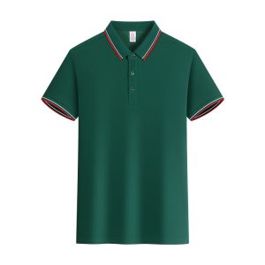 MW-386 | 60% ice fiber cotton 240g 8 color Men's Custom logo Work Collar t Shirts Golf t Shirts