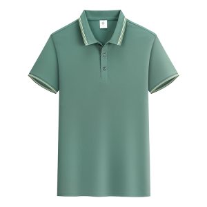 JD-931 | 48% Ice ion 10 Color Custom Logo Collar Shirt Golf Polo T Shirt