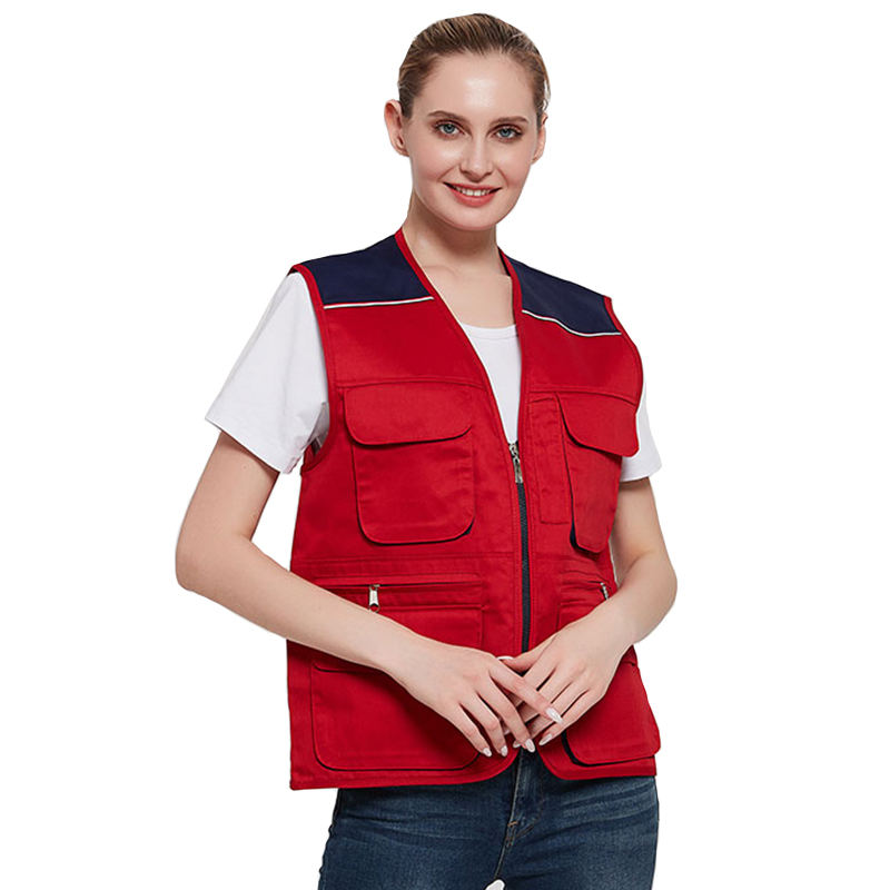 Multi-Pocket Work Vest | Combination Color Outdoor Sport Vest