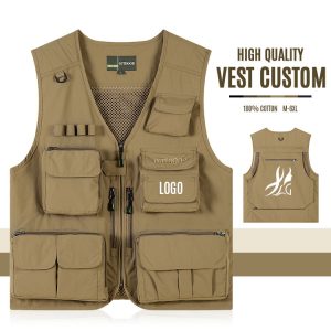 2024 Multi-Pocket Cargo Vest | Men's Outdoor Waistcoat for Fishing & Hiking