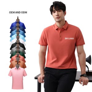 Wholesale Custom Polo T-Shirt 100% Cotton Unisex Sportswear