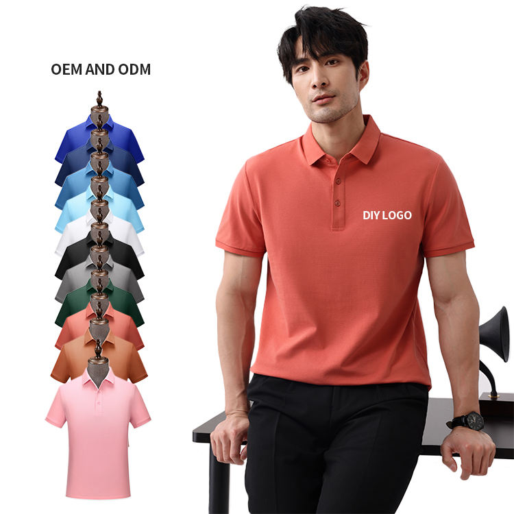 Wholesale Custom Polo T-Shirt 100% Cotton Unisex Sportswear