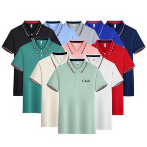 2025 New Custom Polo Shirt Ice Silk Lapel Short Sleeve Leisure