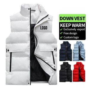 2025 Waterproof Work Vest | Men's Custom Breathable Sleeveless Jacket