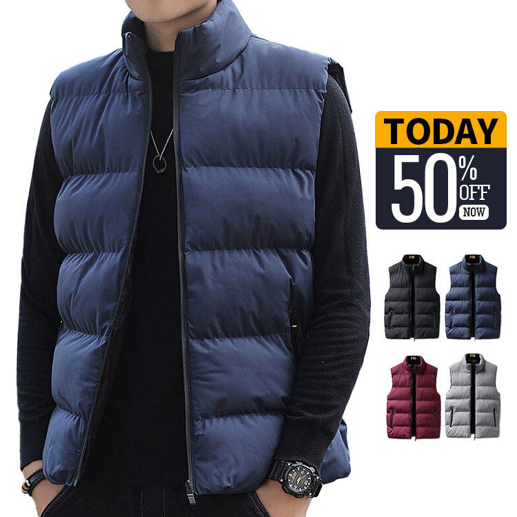 2025 Down Puffer Vest | Men's Casual Quilted Sleeveless Jacket