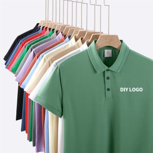 2025 Promotion Custom Work Polo Shirt Plain Men's Short Sleeve