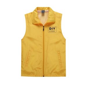 Custom Advertising Vest | Promotional Worker & Volunteer Waistcoat