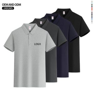 Bottom Price Polo T-Shirt Heavy Weight Cotton Custom Private Summer Wear