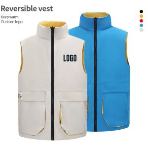 Custom Winter Warm Vest | Waterproof Sleeveless Jacket for Outdoor