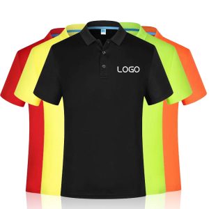 Cheapest Factory Polo T-Shirt Quick Dry Fabric Golf Short Sleeve