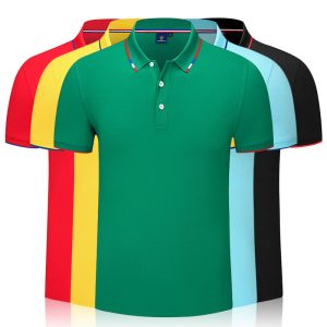 Factory Direct Custom Polo Shirt Plus Size Polyester Non-pilling T-shirt