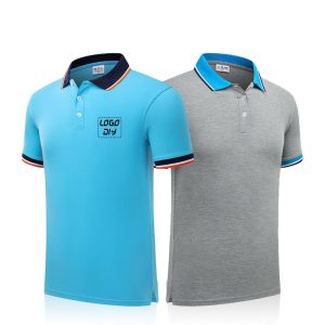 Color Collar Polo T-Shirt 100% Soft Cotton Short Sleeve Golf