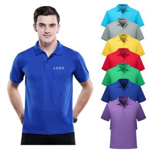 Comfortable Polo T-Shirt Soft Cotton Blank Golf Collar Custom Logo