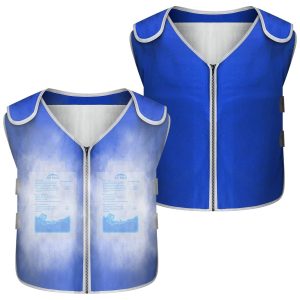 Ice Reflective Cooling Vest | Hot Weather Work Jacket with Ice Packs