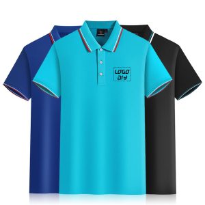 Custom Embroidery Polo Shirt China Factory Men's Cotton Golf T-Shirt