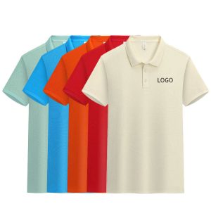 Custom High Quality Polo Shirt Embroidered Solid Color Dry Fit Golf