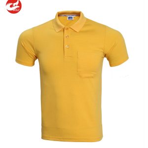 Hot Selling Office Polo Shirt 100% Cotton Custom Pocket Uniform