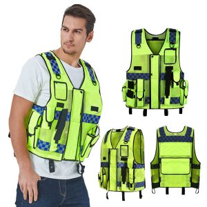 Wholesale Custom Safety Vest | Multi-Pocket Reflective Work Vest