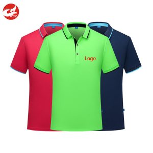Factory Custom Polo Shirt Ice Silk Cotton Lapel Collar Nine Colors