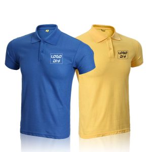 Wholesale Custom Polo Shirt 260g Plain Cotton Men's Uniform Golf Wear