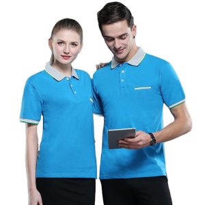 Guangzhou Custom Polo Shirt Workwear Cotton Pocket T-Shirt