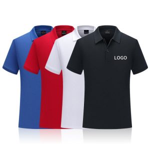 Healthy Pique Polo T-Shirt Turn Down Collar Casual Golf Wear