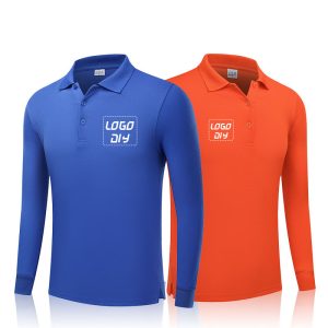 Heavy Weight Polo T-Shirt 100% Cotton Pique Plus Size Long Sleeve