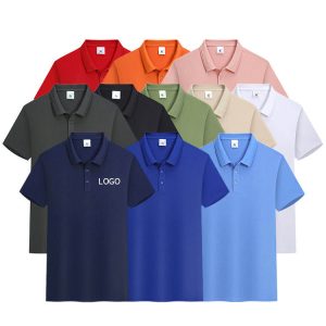 High Quality Company Uniform Polo T-Shirt 220 GSM Custom Embroidery Golf