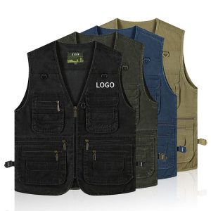 Men's Oversized Polyester Vest | Luxury Sleeveless Outdoor Waistcoat