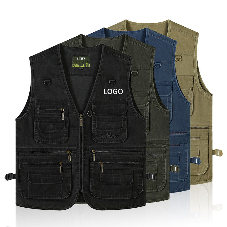 Men's Oversized Polyester Vest | Luxury Sleeveless Outdoor Waistcoat