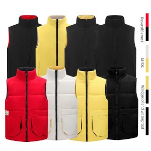 Custom Reversible Down Vest | High-Quality Cold Resistant Sports Vest