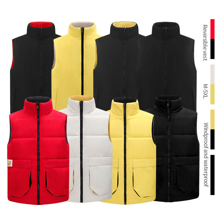 Custom Reversible Down Vest | High-Quality Cold Resistant Sports Vest