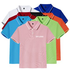 High Quality Custom Work Polo Shirt Cotton Polyester Business Employee Embroidery