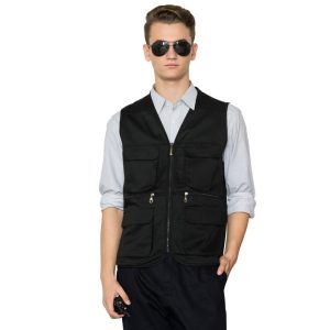 Plus Size Work Vest | Custom Mesh Waistcoat with Tool Pockets