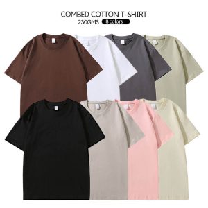 High Quality Heavyweight Cotton Tshirt Tee Custom Screen Printed Oversized Blank Men'S T Shirt Thick Graphic Tshirt