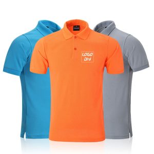 Europe Market Polo Shirt High Quality Solid Color Breathable Custom