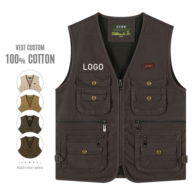 Custom Safety Vest | Multi-Pocket Reflective Work Vest