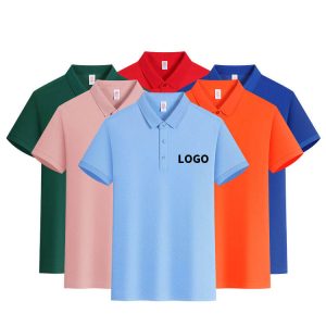 High Quality Unisex Polo T-Shirt Quick Dry Polyester Plain Custom Printed
