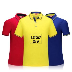 Custom Embroidered Polo Shirt High End Pearl Cotton Uniform