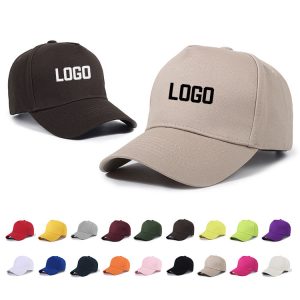 Hot Sale Cheap Four-piece Hat Fashion Cotton Wholesale Promotional Baseball Cap Custom Embroidery LOGO  Blank Cap