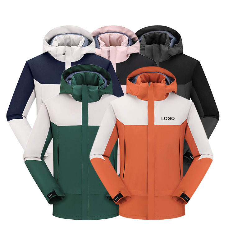 Hot Sale Waterproof Windproof Thick Jacket Custom Logo Softshell Hooded Unisex Winter for Outdoor Fleece Jacket