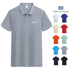 Hot Sell Men's Polo Shirt Custom Light Color Tennis Golf Loose Fit