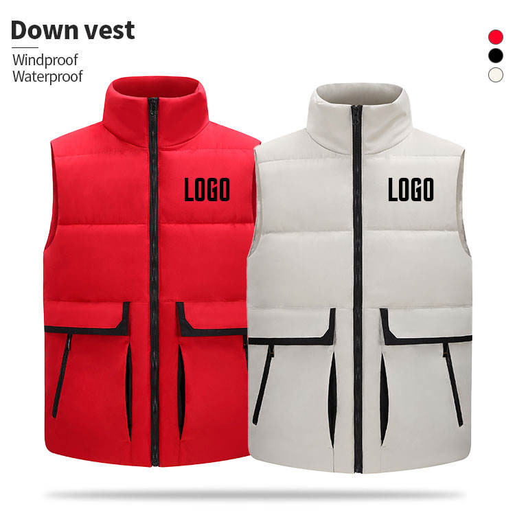 Custom Couple Down Vest | New Fashion Winter Vest for Team Outdoor