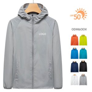 Light Weight Sun-proof Clothing Hooded Sun-protective Jackets Our Door Men's Uvioresistant Jackets
