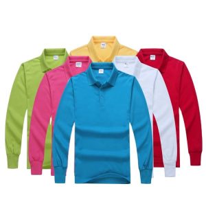 Long Sleeve Bowling Polo Shirt Blank Custom Printed Logo