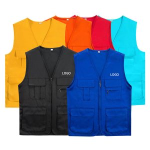 Cheap Sleeveless Work Vest | Men's Safety Fishing Waistcoat