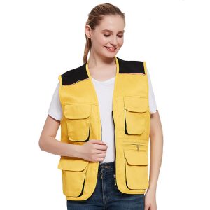 Custom Cargo Work Vest | Multi-Pocket Vest for Wholesale